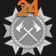 Level 24 Completed+ icon