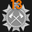 Level 13 Completed+ icon