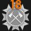 Level 18 Completed+ icon