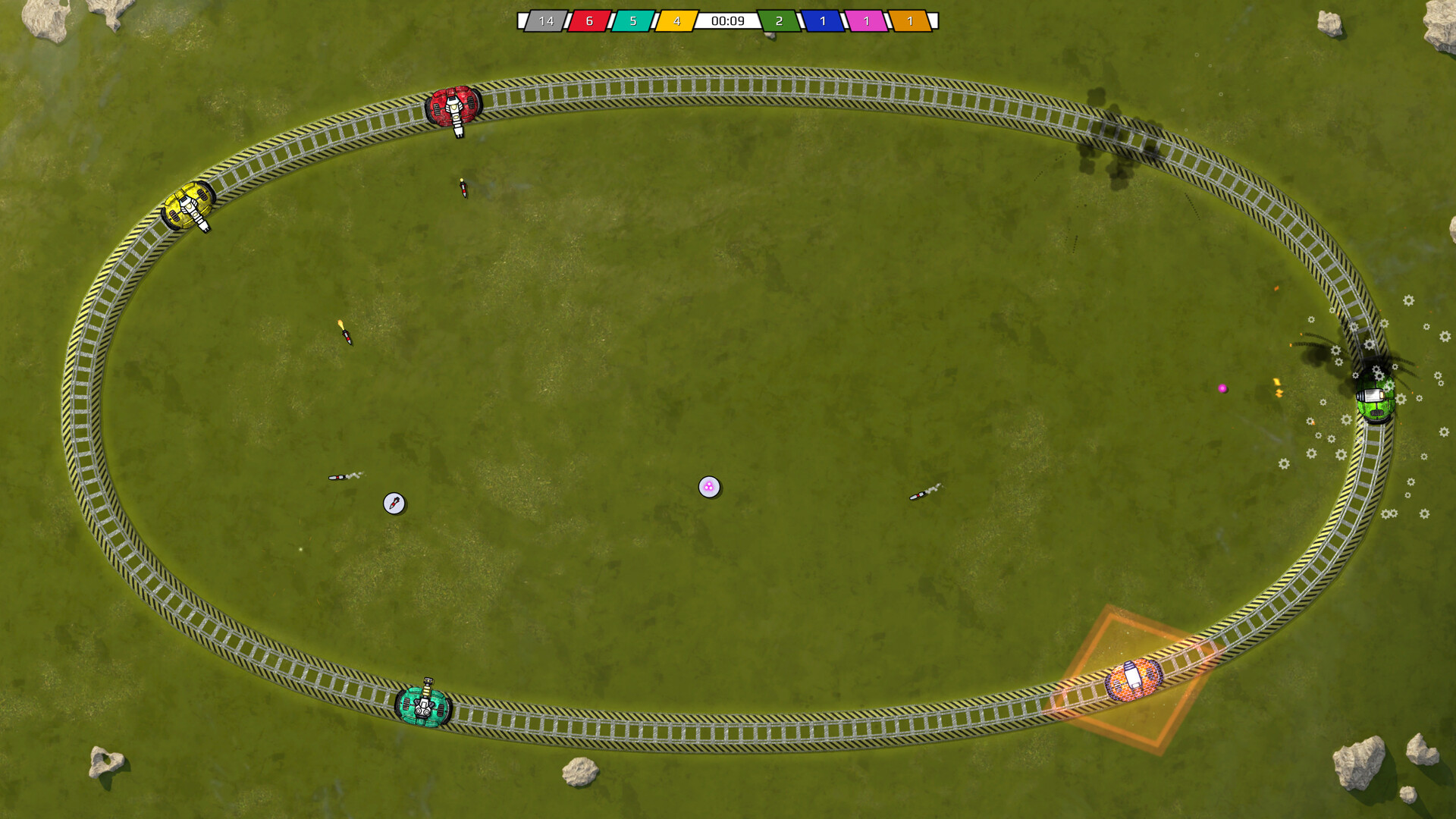 Rail Fights Screenshot 2