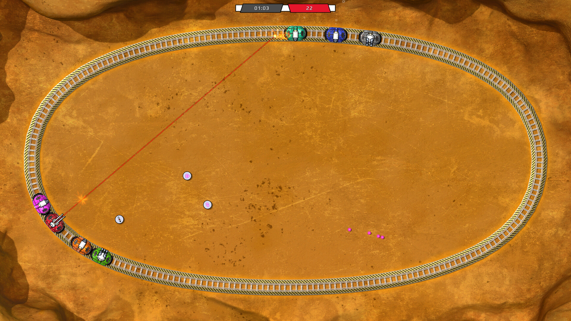 Rail Fights Screenshot 0