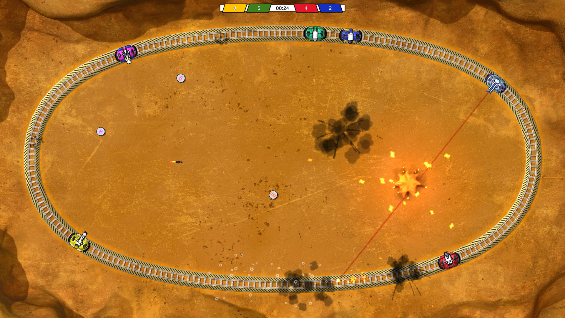 Rail Fights Screenshot 3