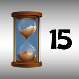 Finish in less than 15 minutes icon