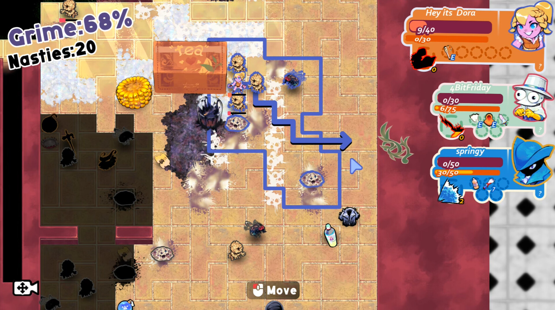 Scrubbin' Trubble Screenshot 2