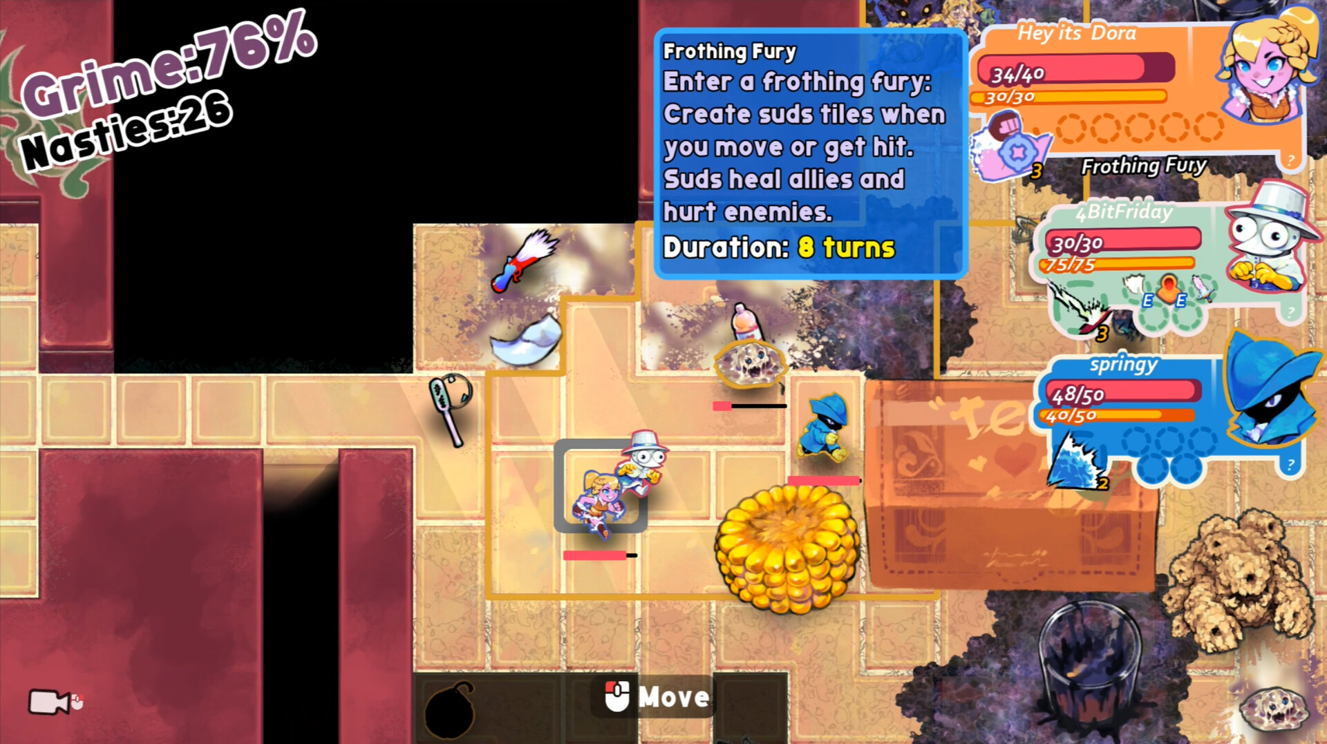 Scrubbin' Trubble Screenshot 3