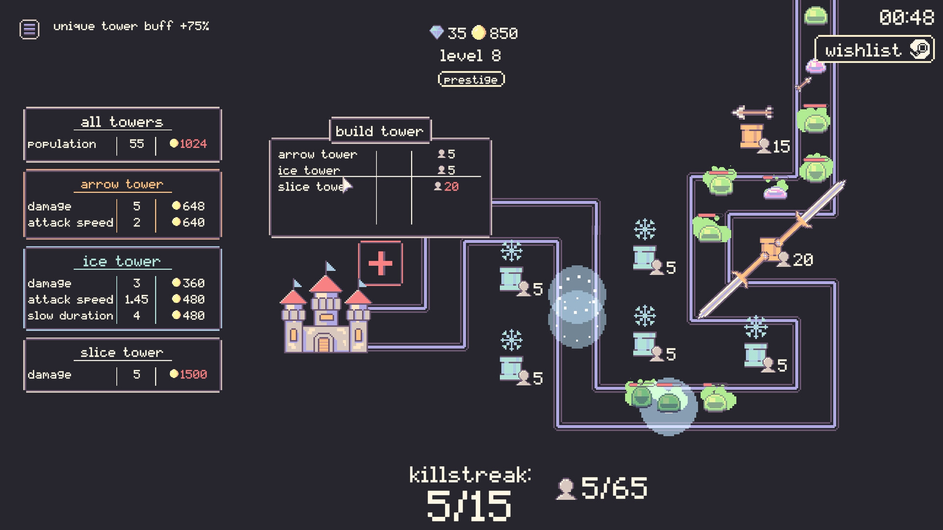 castle idler demo Screenshot 4