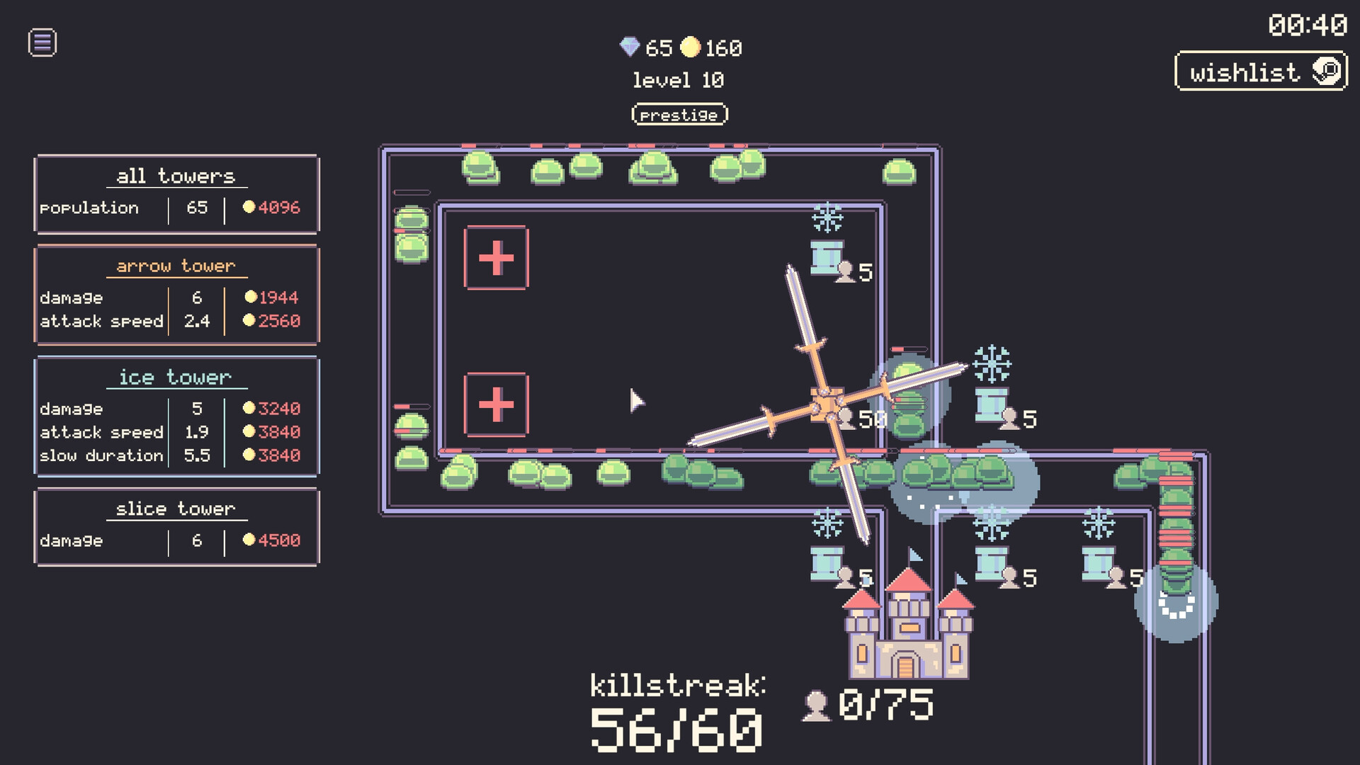 castle idler demo Screenshot 1