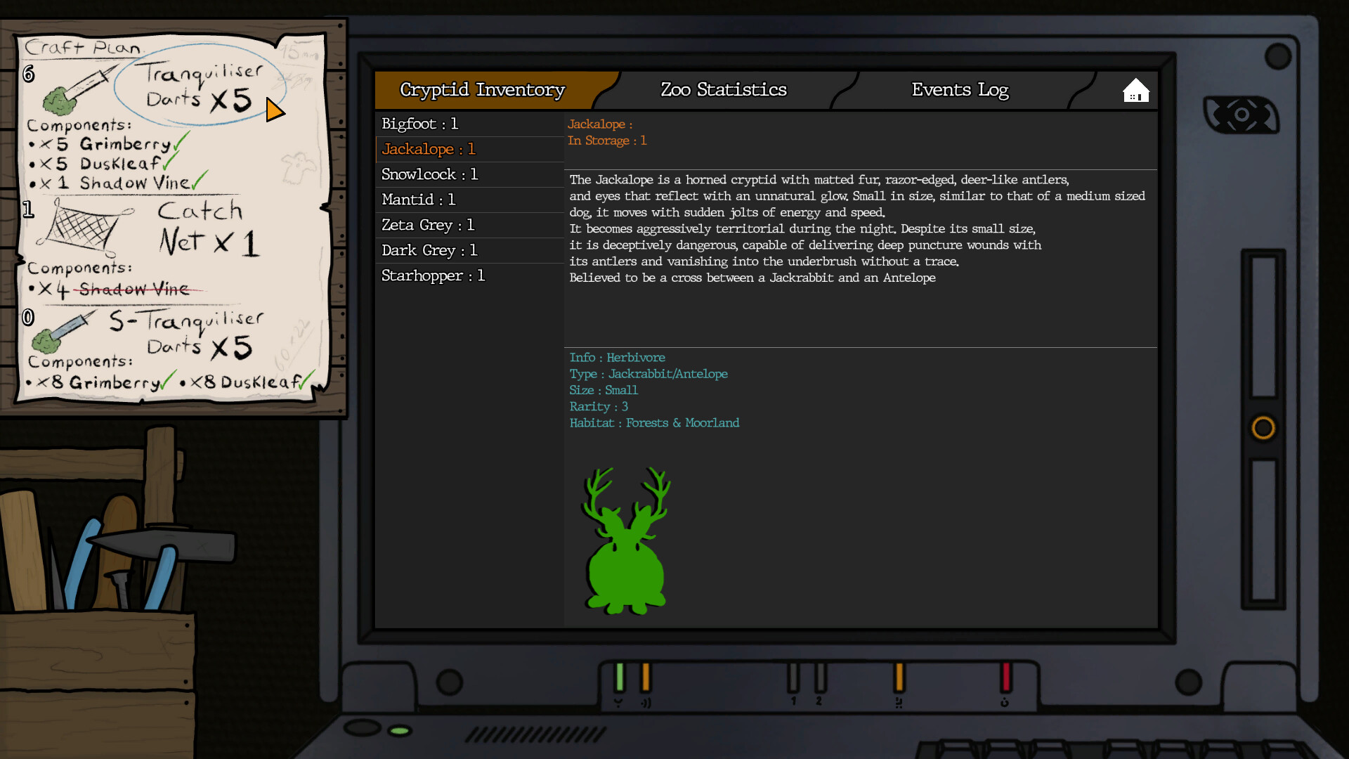 Cryptid Keeper Screenshot 2