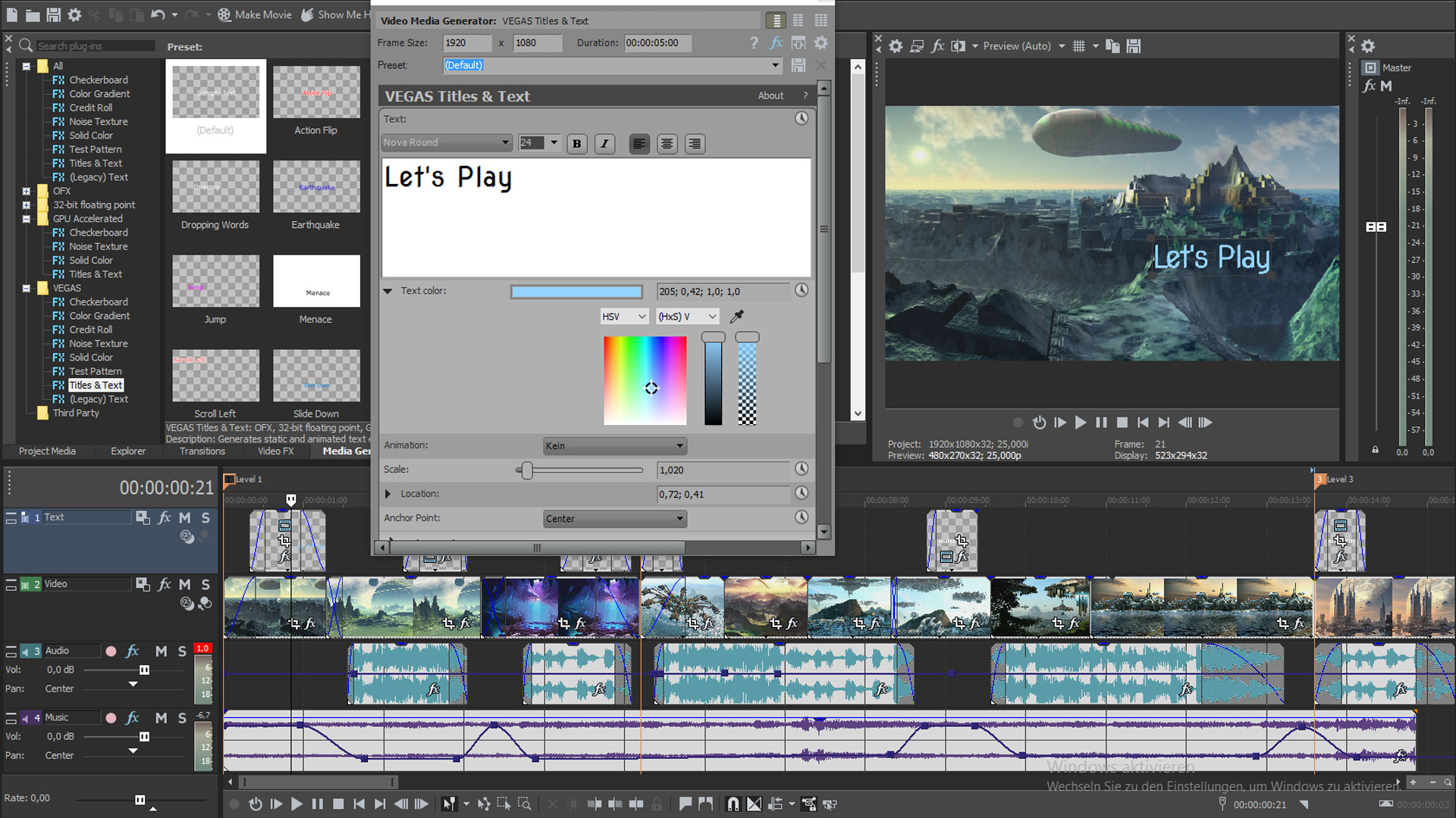 VEGAS Movie Studio 14 Platinum Steam Edition Screenshot 1