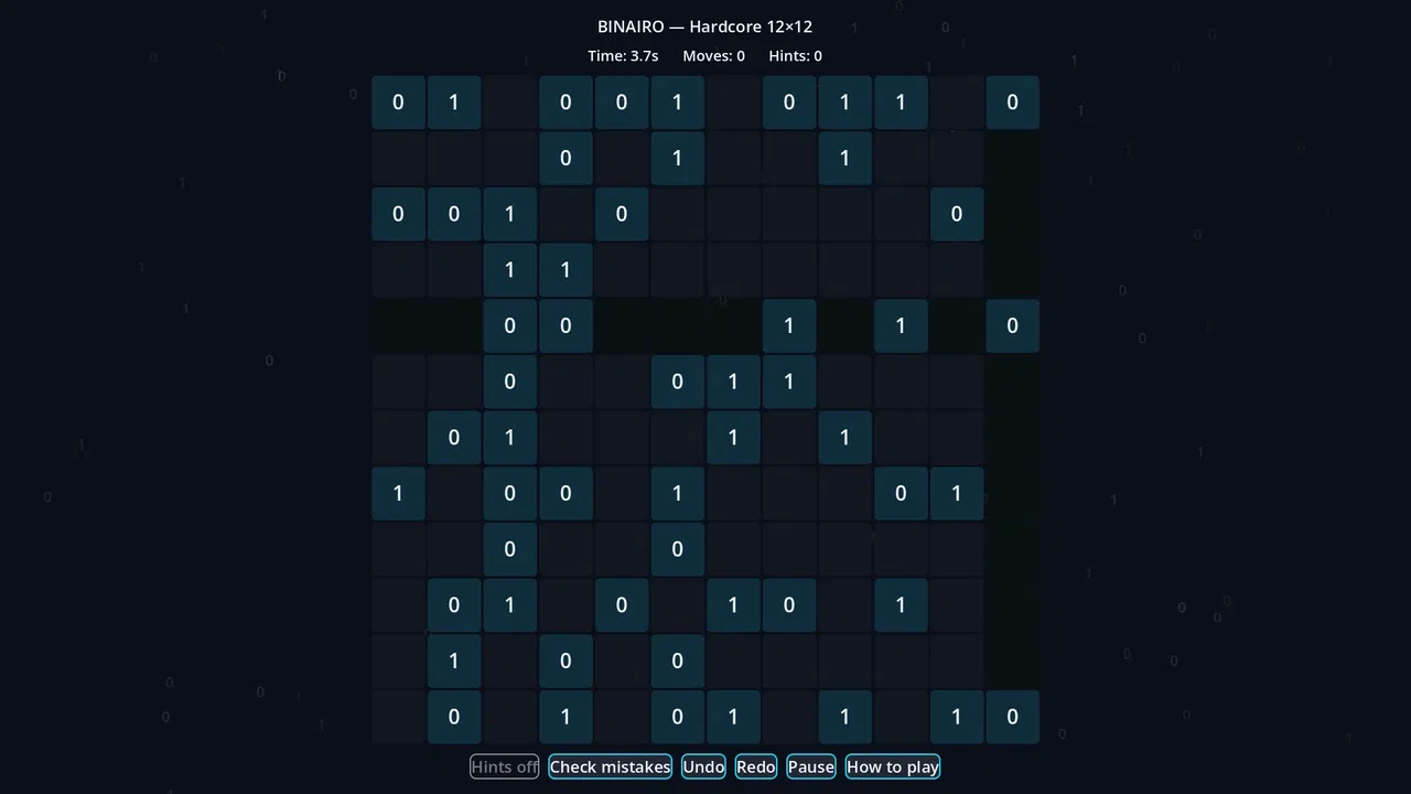 Binairo - Takuzu Screenshot 1