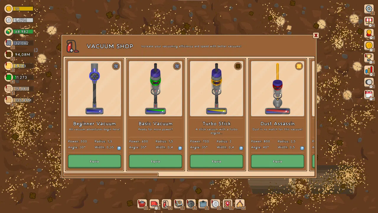 Vacuum Warrior - Idle Game Screenshot 4