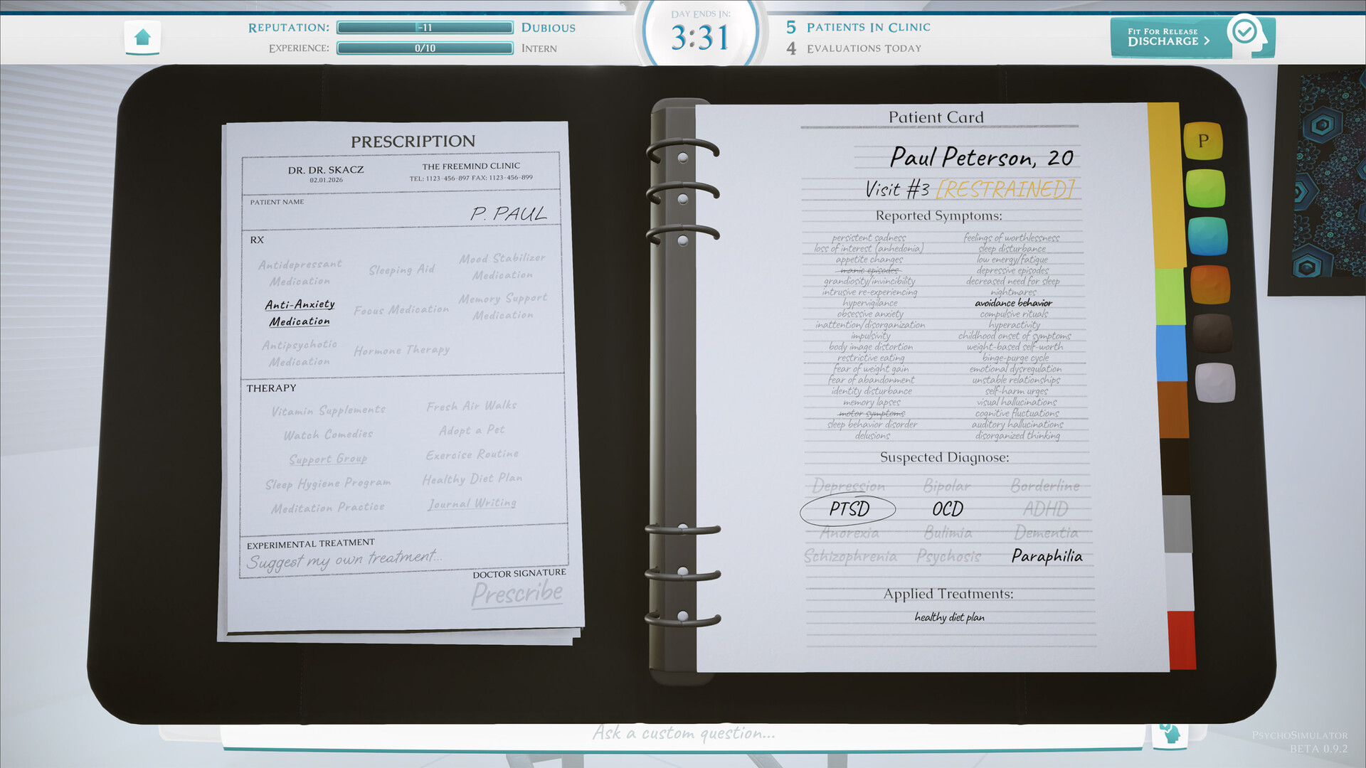 Psycho Simulator Screenshot 2