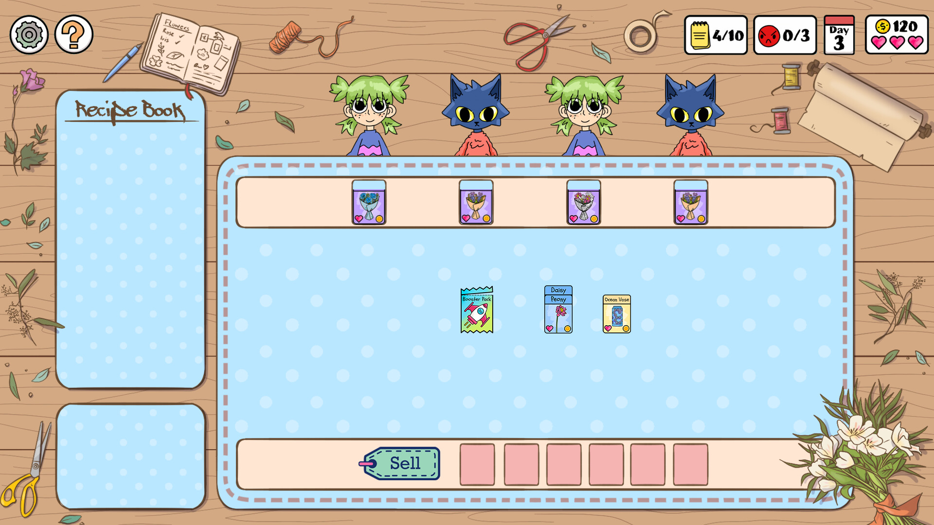 Paper Florist: Stack & Bloom Screenshot 1