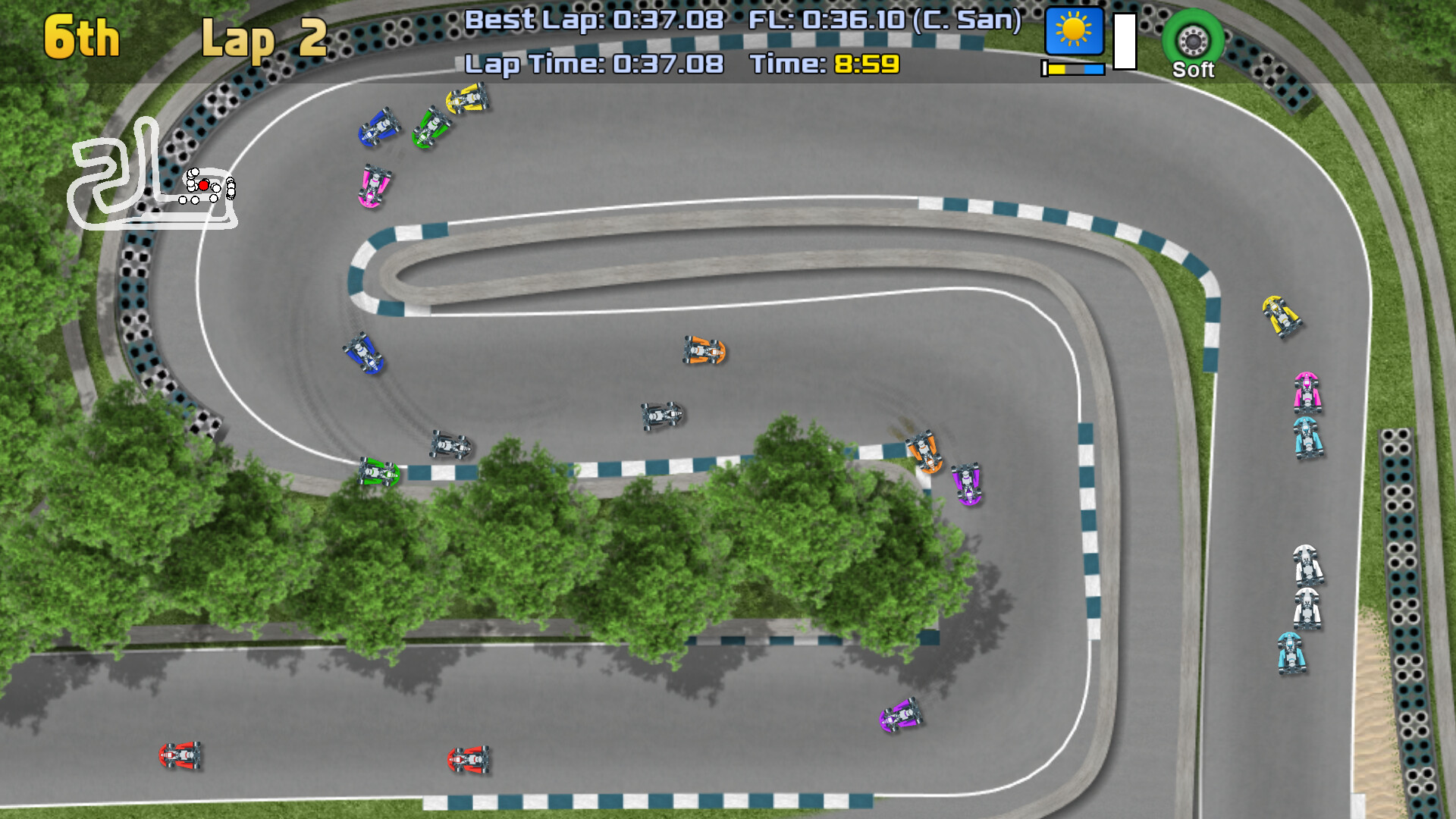 Ultimate Racing 2D 2 Screenshot 7