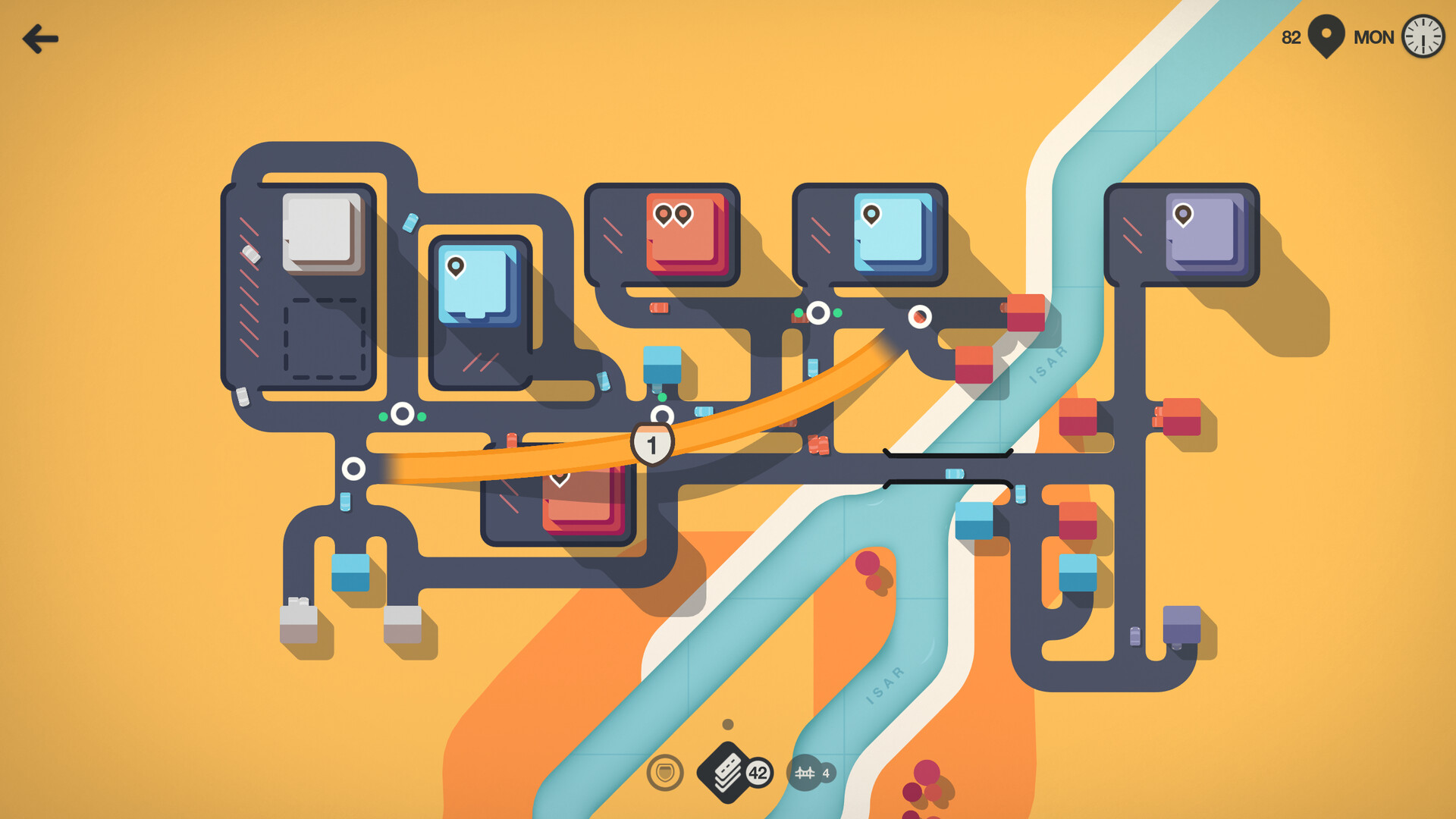 Mini Motorways Screenshot 1