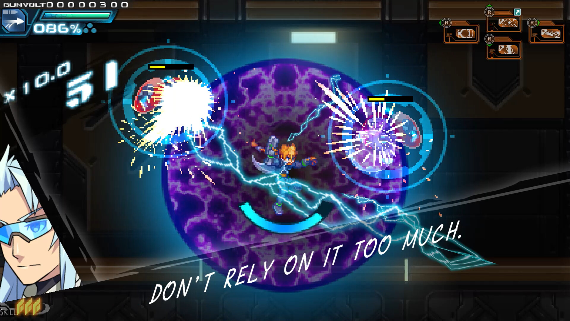 Azure Striker Gunvolt Trilogy Enhanced Screenshot 0