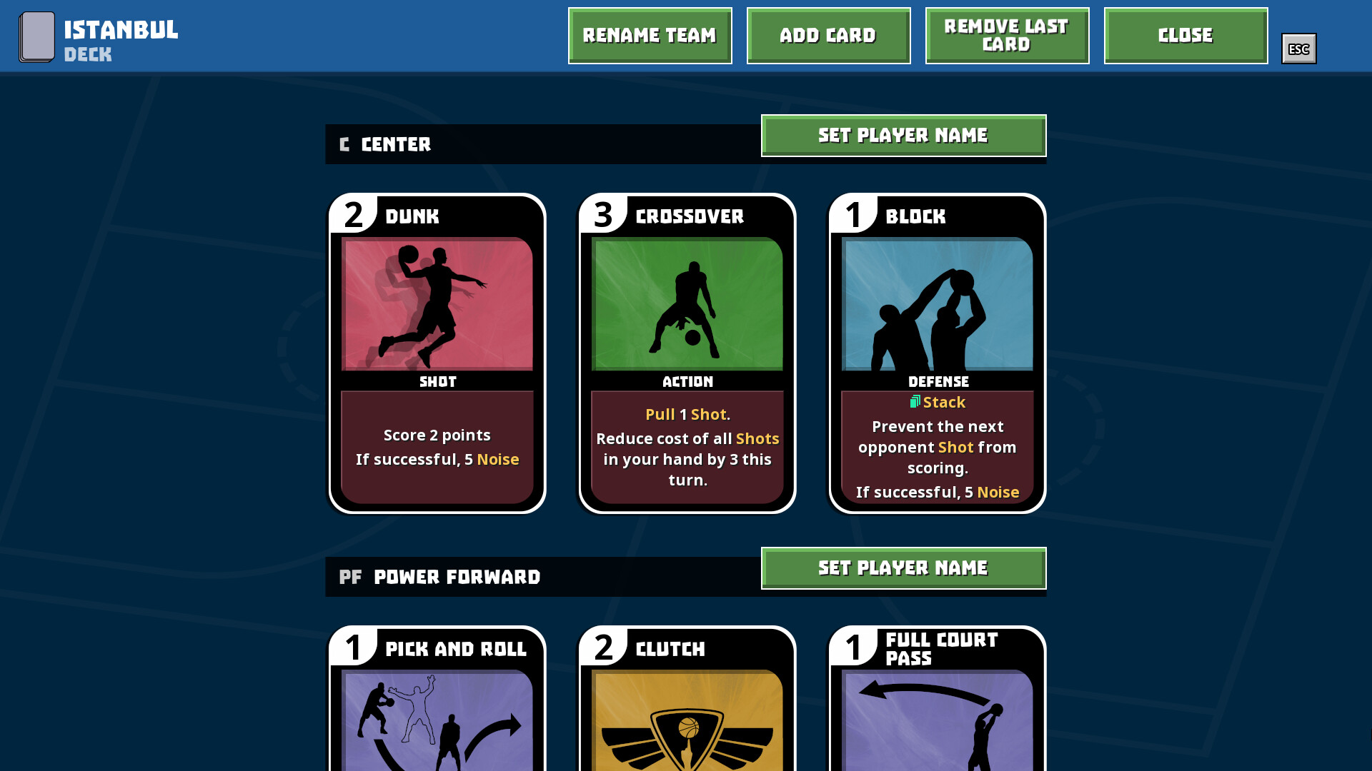 Clutchtime™: Basketball Deckbuilder Screenshot 9