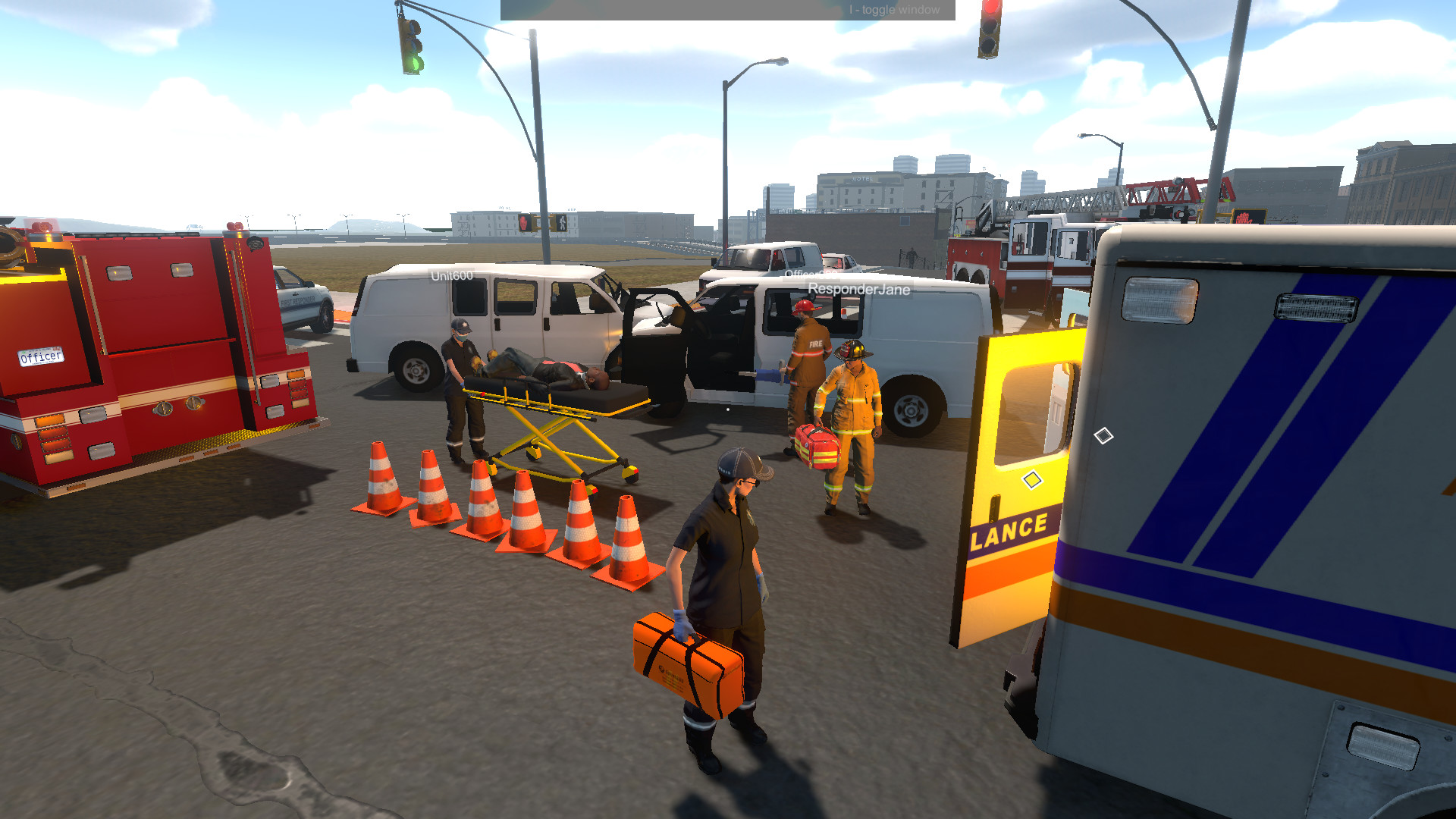 Flashing Lights - Police, Firefighting, Emergency Services (EMS) Simulator Screenshot 2