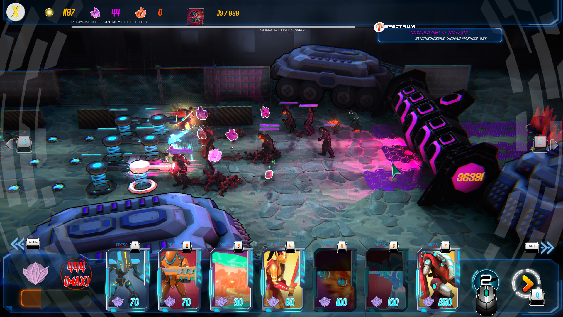 SYNCHRONIZERS: UNDEAD MARINES Screenshot 1