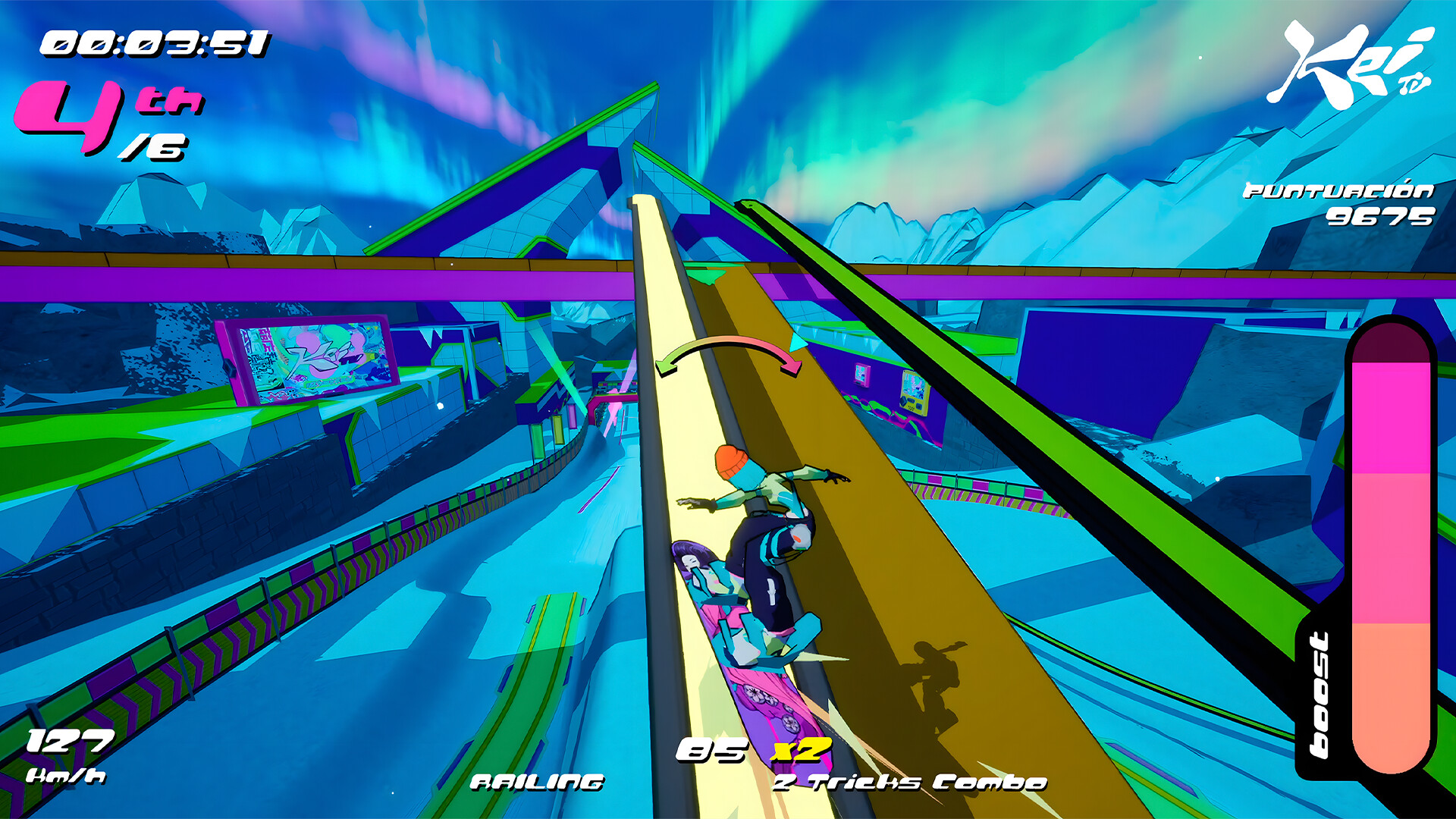 HYPERyuki: Snowboard Syndicate  Screenshot 1
