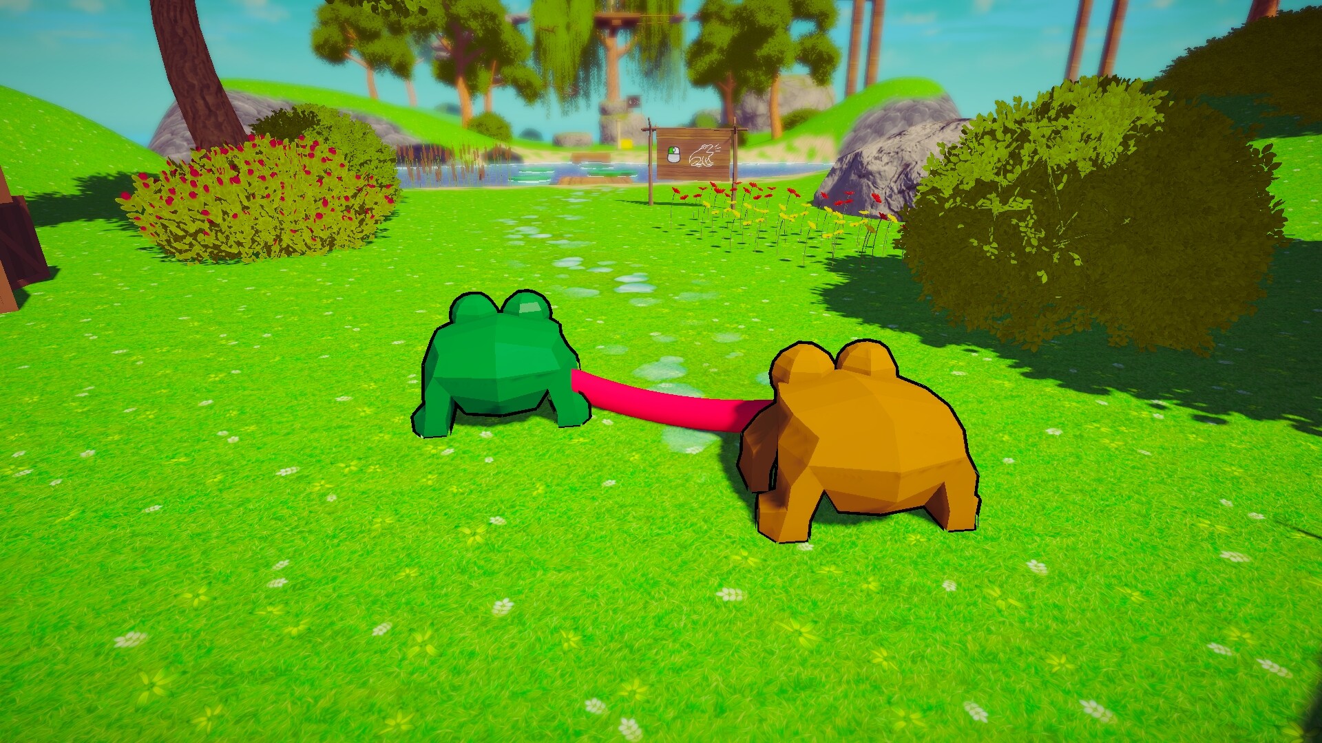 Stick Together! - Co-op Frog Parkour Screenshot 5