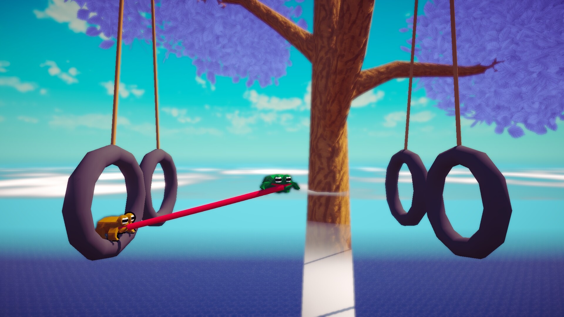 Stick Together! - Co-op Frog Parkour Screenshot 4