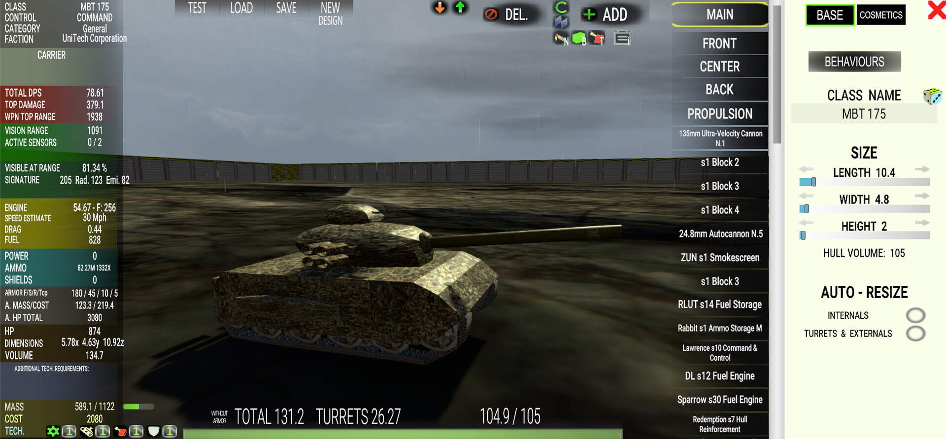 Mk50TWL Vehicle Battler Custom Slider Screenshot 9