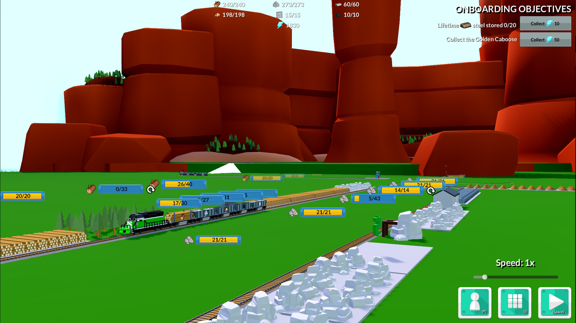 Lazy Train Game Screenshot 2
