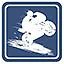 Tightrope walker icon