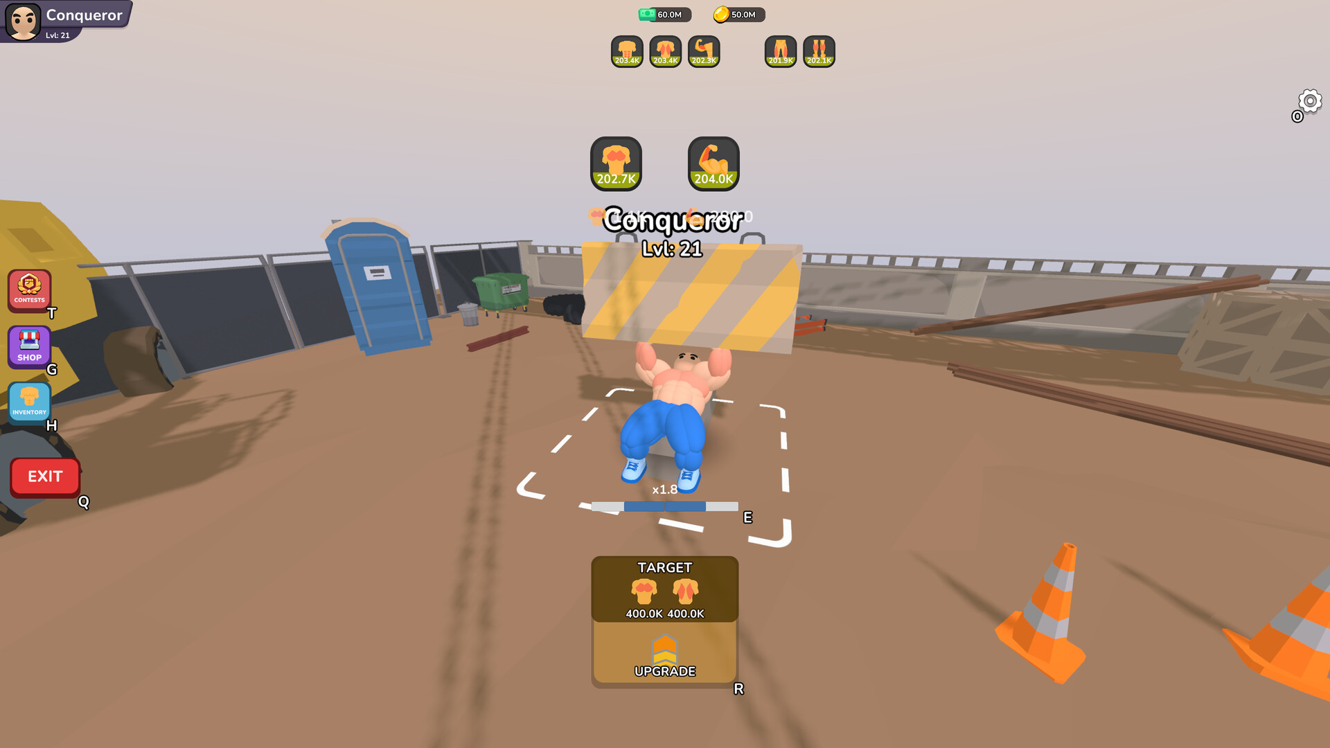 Idle Muscle Up Screenshot 1