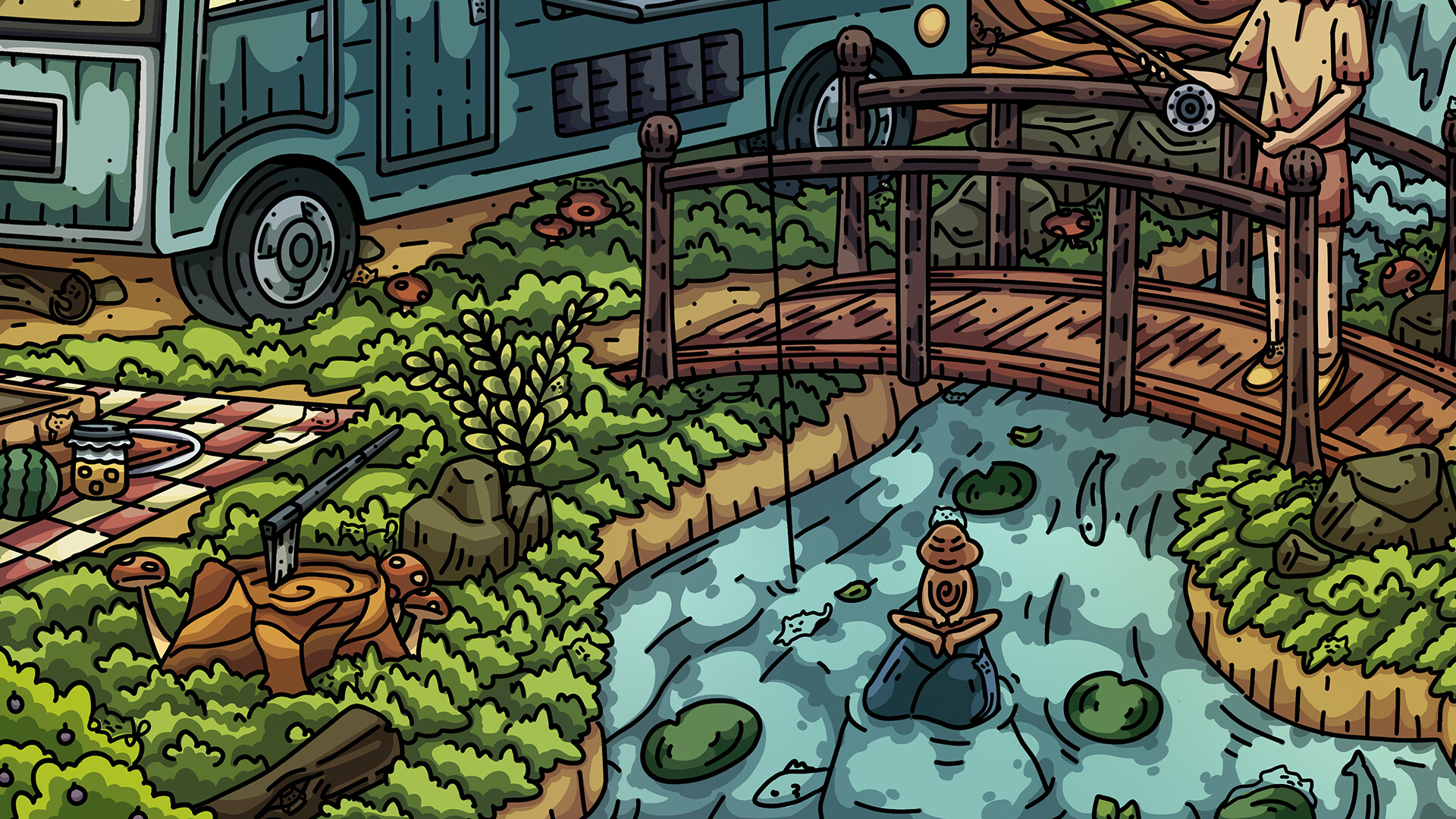 100 Camp Cats Screenshot 3