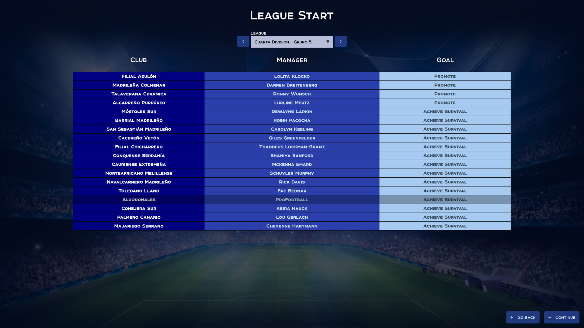 Pro Football Screenshot 2