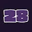 Level 28 completed icon