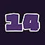 Level 14 completed icon