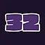 Level 32 completed icon