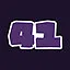 Level 41 completed icon