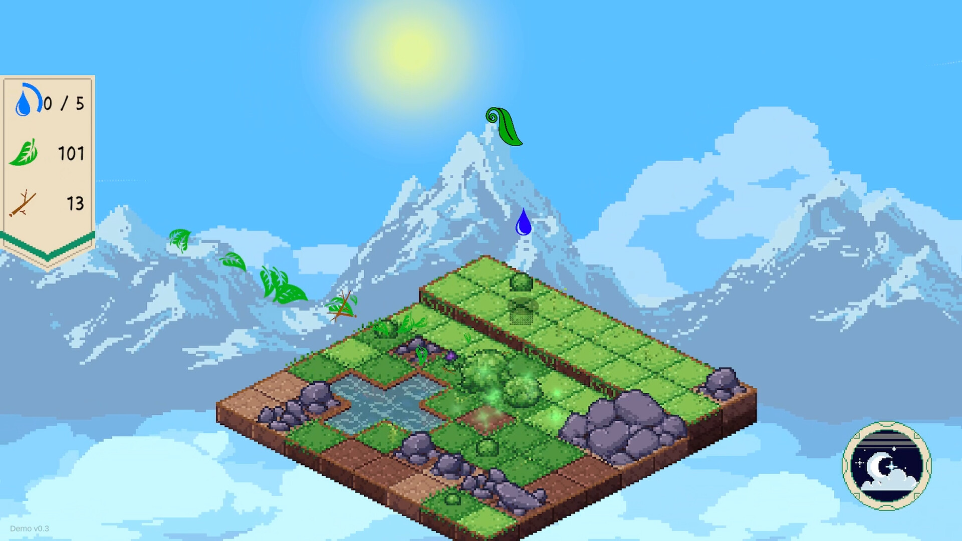 Drop and Grow Demo Screenshot 0