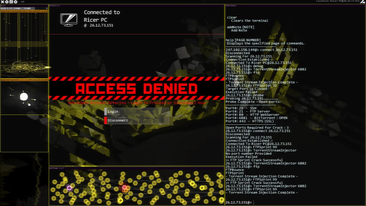 Hacknet - Labyrinths Screenshot 2