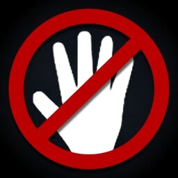 No Touchy icon