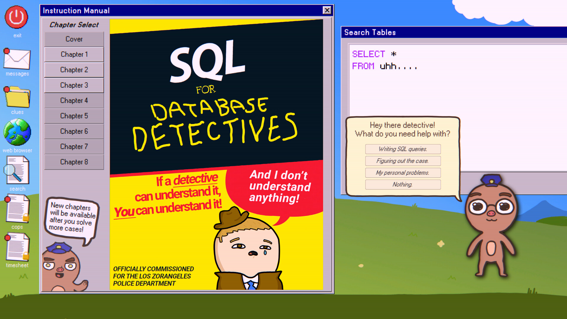 Database Detective: Minor Crimes Division Demo Screenshot 1