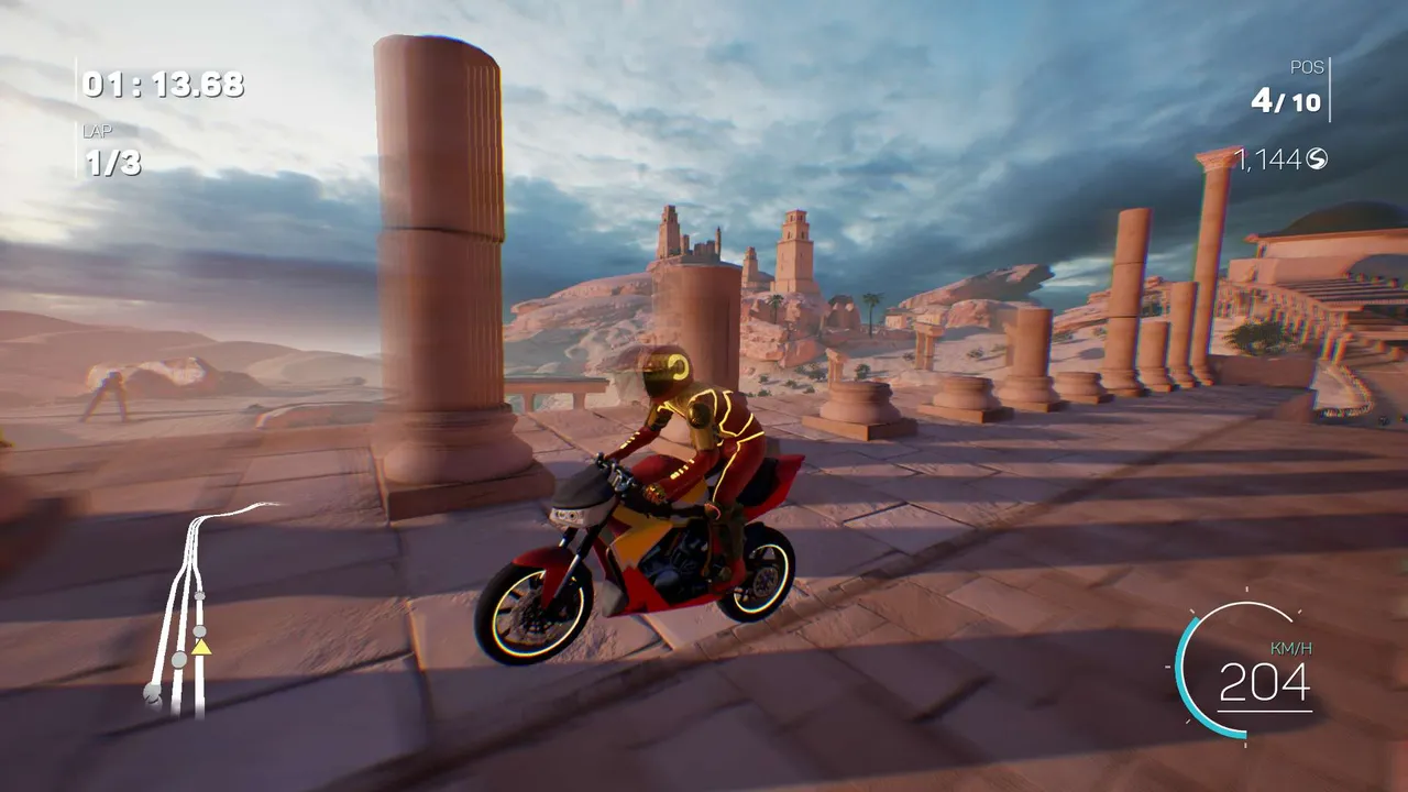 Moto Racer 4 - Antique Antics Screenshot 2