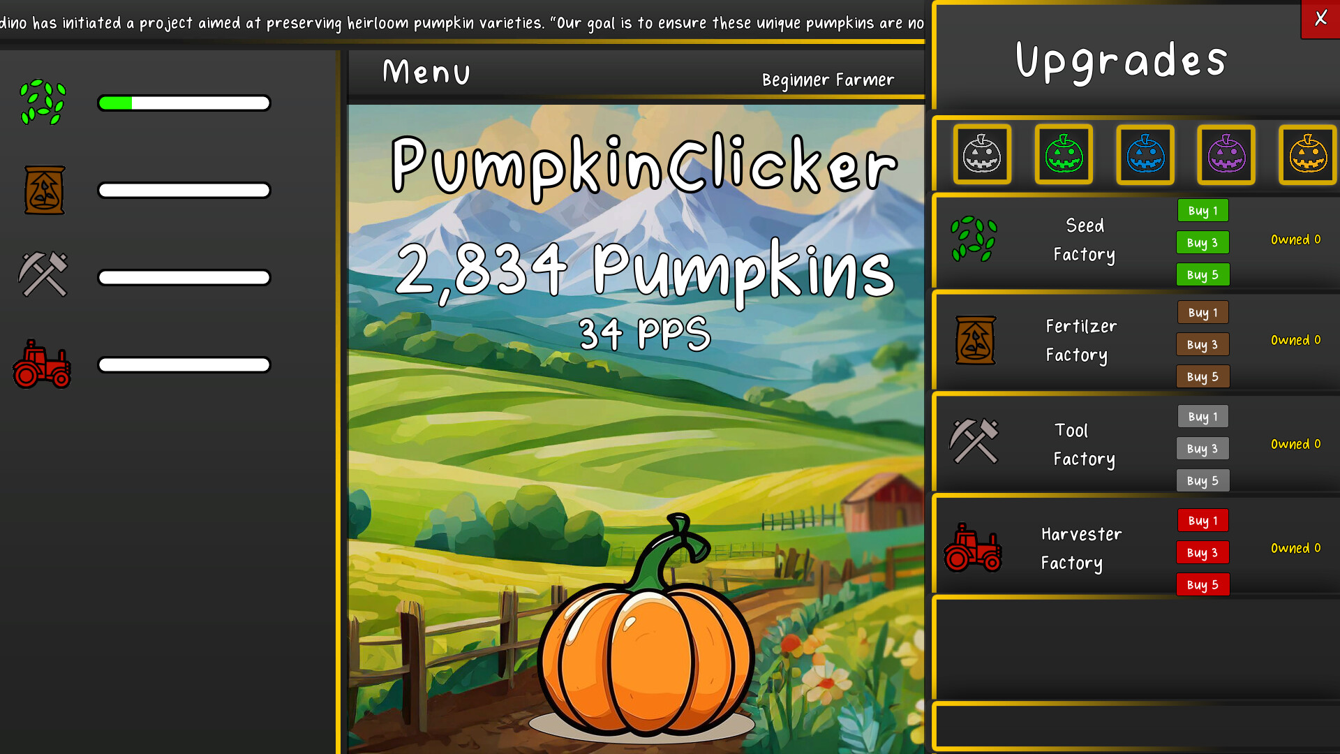 Pumpkin Clicker Screenshot 3