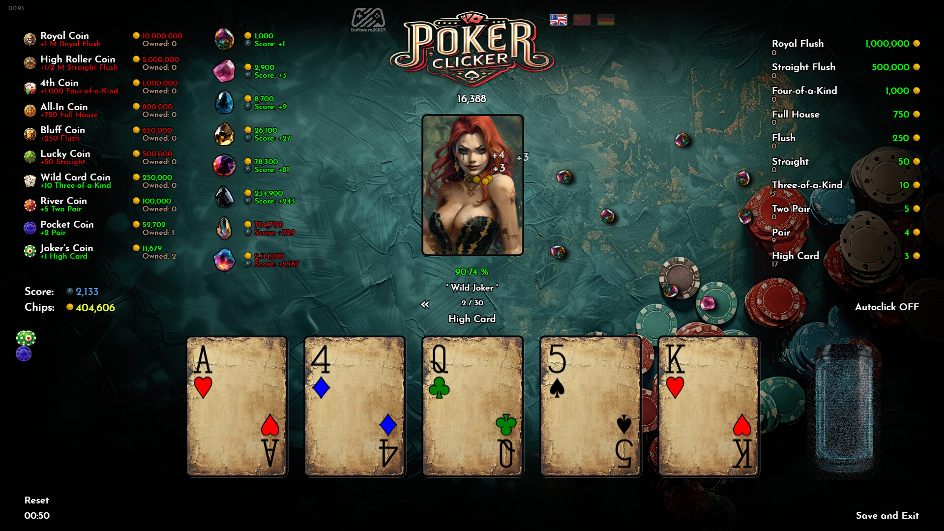 Poker Clicker Screenshot 0