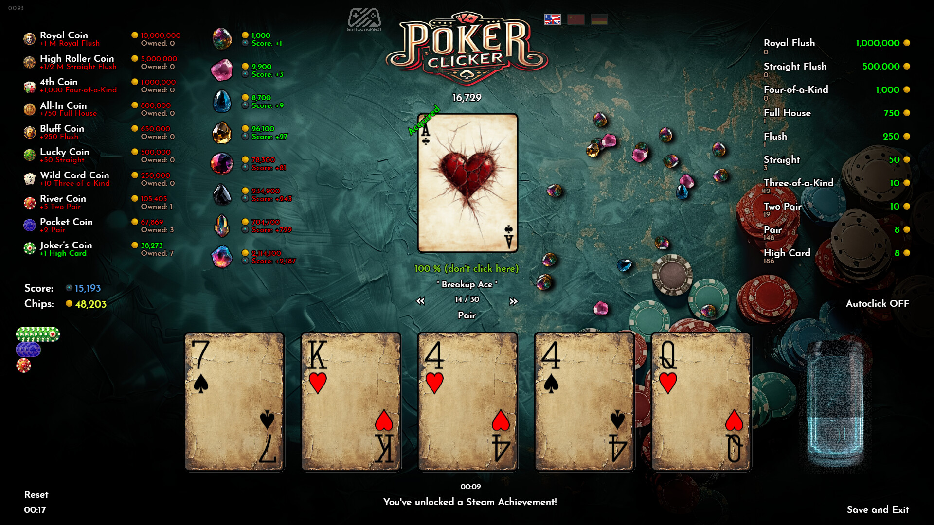 Poker Clicker Screenshot 4