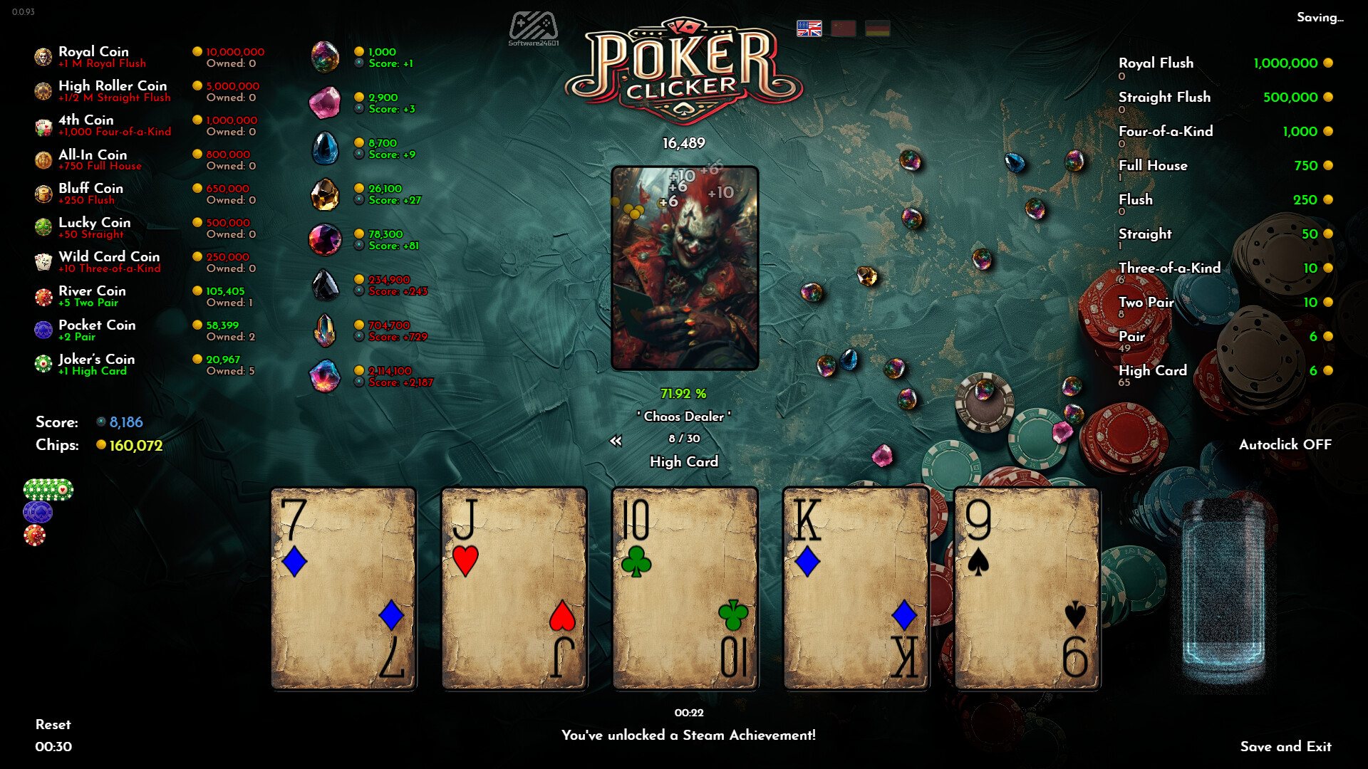 Poker Clicker Screenshot 1
