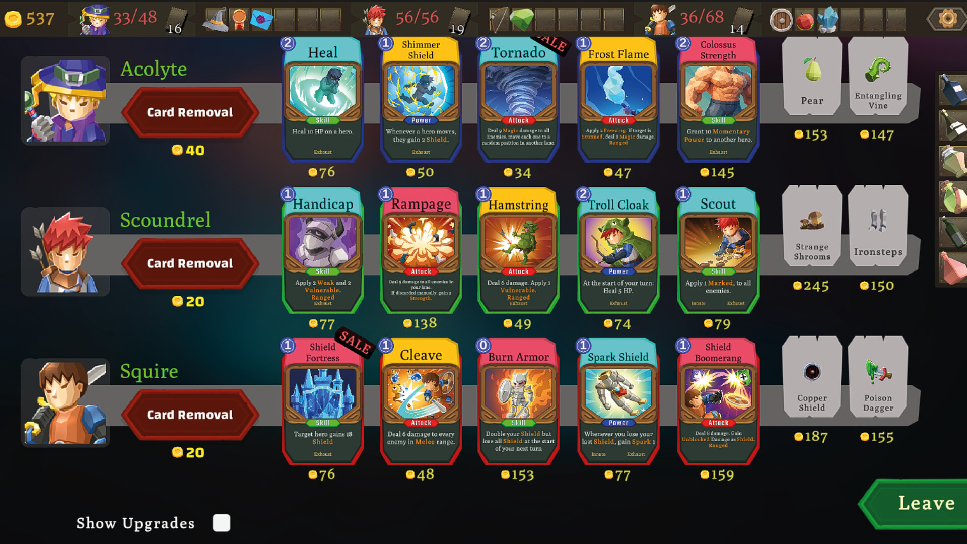 Ragtag Heroes : CO-OP Deckbuilder Screenshot 1