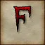F icon