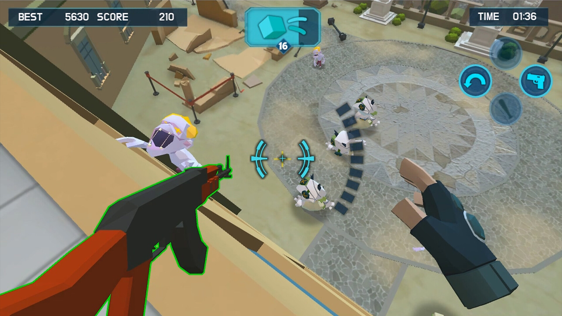 ThrowAnything: Zombie Invaders Screenshot 2