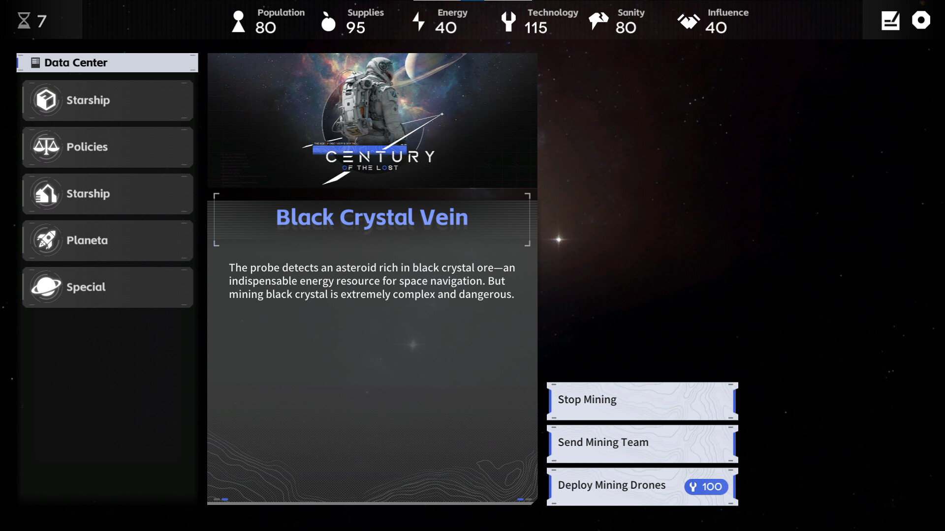 Deep Space Exodus Screenshot 1