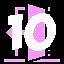 Passed 10 levels icon